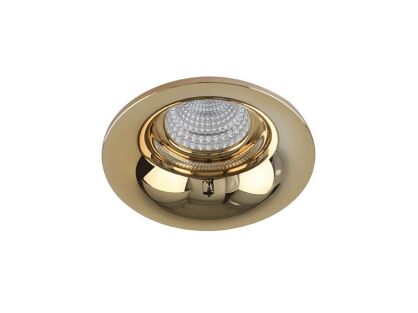 Lampa wpuszczana Adamo midst AZzardo NC1825-M-GO  techniczna okrągła złota