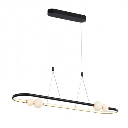 Lampa wisząca LOZANNA PND- PND-20112035-1C-BL Italux Modernistyczna czarna LED