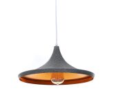 Loftowa lampa wisząca FOGGI LDP 7712-C (GR) Lumina Deco szaro-złota - 2
