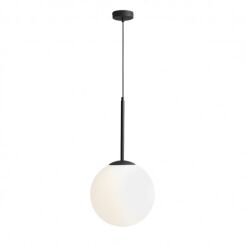 Lampa wisząca BOSSO BLACK czarna kula ALDEX 1087G1