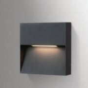 Lampa ścienna CASORIA S AZ4367 Azzardo zewnętrzna kwadratowa szary