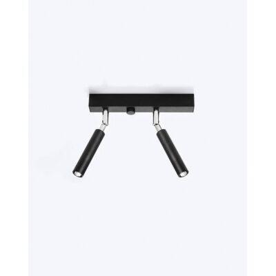 Lampa sufitowa EYETECH SL.0898 SOLLUX LIGHTING czarna regulowana 2xG9