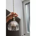 GOTA Pendant 1L Antique Brass/ Clear 109136 Markslojd - 3