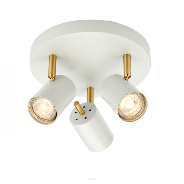 Lampa sufitowa GULL 3 ROUND SPOT matowy biały ENDON 59932
