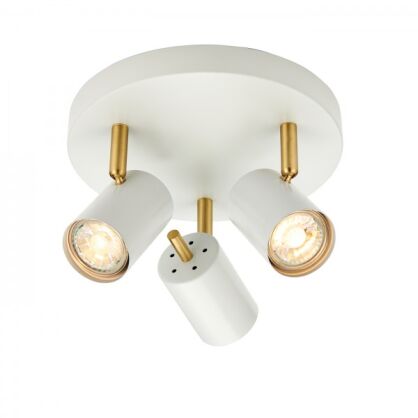Lampa sufitowa GULL 3 ROUND SPOT matowy biały ENDON 59932