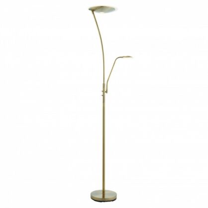 Lampa podłogowa ALASSIO złota ENDON LIGHTING 73080  