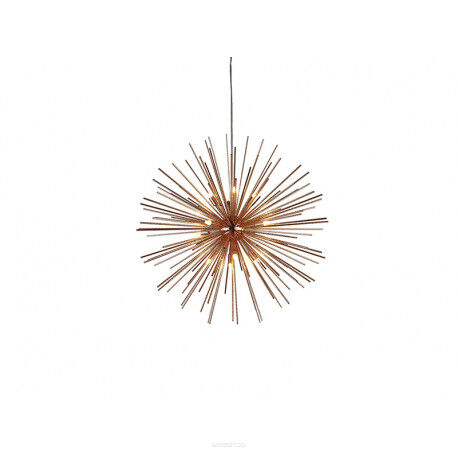 Lampa wisząca SIRIUS 75 COPPER AZ2118+AZ2119 nowoczesna designerska kształtem przypomina jeża ma kolor MIEDZIANY