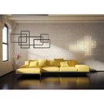 Lampa wisząca Azzardo  QUADRATUS AZ2850 czarne kwadraty wisząca geometryczna - 2