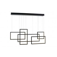 Lampa wisząca Azzardo  QUADRATUS AZ2850 czarne kwadraty wisząca geometryczna