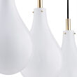 Lampa wisząca OAKLAND 1741 Argon białe klosze na listwie 4xG9 - 3
