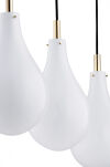 Lampa wisząca OAKLAND 1741 Argon białe klosze na listwie 4xG9 - 3