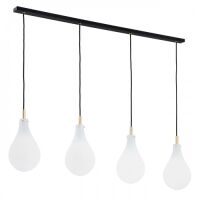 Lampa wisząca OAKLAND 1741 Argon białe klosze na listwie 4xG9