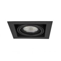 Oprawa podtynkowa Nova AZ2869 AZzardo czarna oprawa nowoczesna