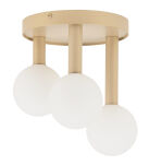 Plafon mleczne kule złoty beż Sigma Lighting – PERLA 3 33603 - 2
