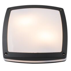 Plafon kinkiet FANO S 30 AZ4370 Azzardo IP54 szary kwadratowy