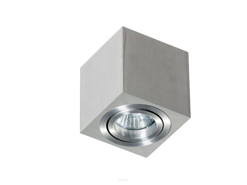Lampa sufitowa techniczna aluminium Mini Eloy  AZzardo GM4006 AL AZ1754 prostokąt natynkowy