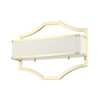 Kinkiet Gerdo Parette Old Gold Orlicki Design styl nowojorski złoty