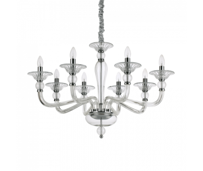 Lampa wisząca Żyrandol Danieli SP8 159980 NOWOCZESNY IP20 E27 metal Ideal Lux OPRAWA W STYLU KLASYCZNYM