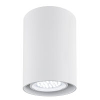 Lampa sufitowa TYBER 3119 Argon BIAŁA Techniczna o wys. 11 cm i śr. 7 cm