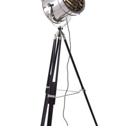Lampa podłogowa FUTURIS LDF 5535 (CHR) Lumina Deco chrom trójnożna