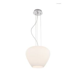 Lampa wisząca Baloro AZ3176 nowoczesna minimalistyczna kolor biały szklany klosz