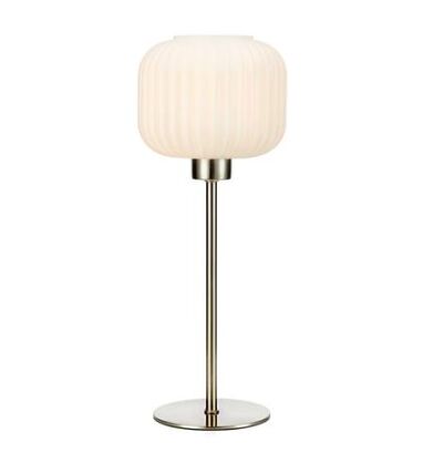 Lampa stołowa SOBER TABLE SMALL 1L Stal/Biały MARKSLOJD 108121