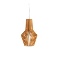 Lampa wisząca Citrus-1 SP1 159843 NOWOCZESNY IP20 E27 drewno / tkanina Ideal Lux OPRAWA W STYLU NOWOCZESNYM
