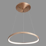 Lampa wisząca MORFI 5355-848ROP-GB-3 Italux PIERŚCIEŃ  LED 48W IP20 NOWOCZESNA SZCZOTKOWANE BRĄZOWE ZŁOTO - 2