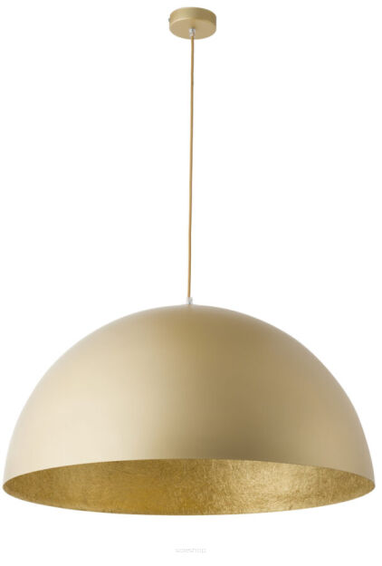 Lampa wisząca SFERA 32292 SIGMA złota półokrągła 35 cm