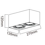 Oprawy natynkowe CARDI II BIANCO ORLICKI DESIGN nowoczesna Metal / Białe Mat - 4