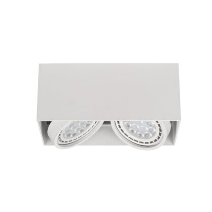 Oprawy natynkowe CARDI II BIANCO ORLICKI DESIGN nowoczesna Metal / Białe Mat