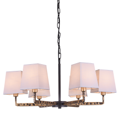 Lampa wisząca  Stockholm - P06636BK AU COSMO Light CZARNO-ZŁOTY korpus o ORYGINALNYM wykończeniu EFEKTOWNA idealna nad stół w jadalni