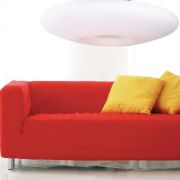 Plafon Pires 50 Top AZzardo LC5123-3 AZ0280 z metalu w kolorze chromu i białego szkła nowoczesna 