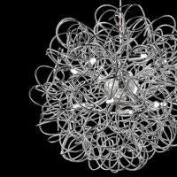 Lampa wiszsząca DUST SP8 Ideal Lux  114811  splątany drut dekoracyjna