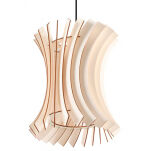  LAMPA  WISZĄCA ORIANA GUSTOWNA NATURALNE DREWNO AŻUROWY KLOSZ NOWOCZESNA SL.0642 SOLLUX - 3