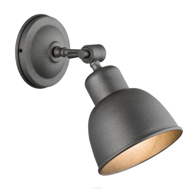 Kinkiet EUFRAT 3183 Argon Metalowy regulowany SZARY / ANTRACYT