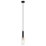 Lampa wisząca PEROLA PND-43363-1 BK+BR Italux Oryginalna średnica 10 cm - 2