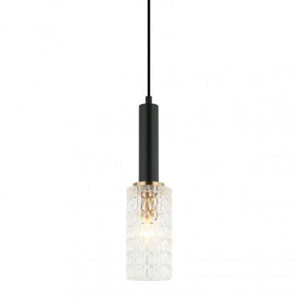 Lampa wisząca PEROLA PND-43363-1 BK+BR Italux Oryginalna średnica 10 cm