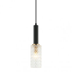 Lampa wisząca PEROLA PND-43363-1 BK+BR Italux Oryginalna średnica 10 cm