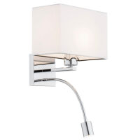 Kinkiet HILARY 867 Argon Nowoczesna do czytania 2 źródła światła chrom