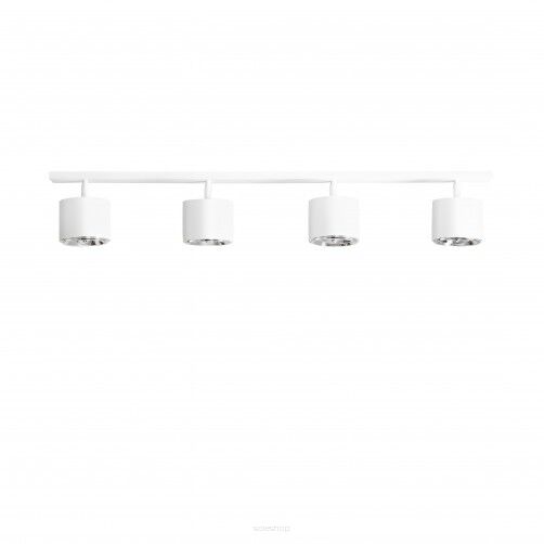 Lampa sufitowa BOT CEILING WHITE biała 4 reflektory na szynie ALDEX 1046PL_L  