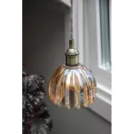 GOTA Pendant 1L Antique Brass/ Amber 109137 Markslojd - 2
