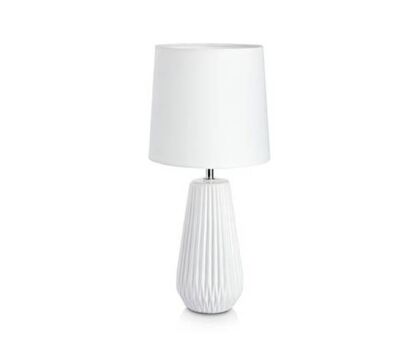 Lampa stołowa nicci Markslojd 106623 biała ceramiczna podstawa
