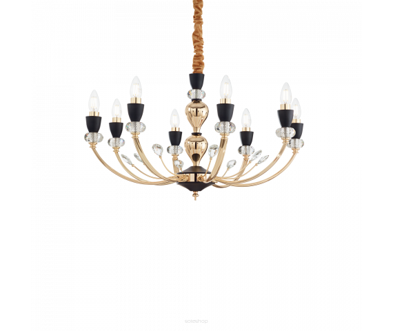 Żyrandol Vanity SP8 206622 KLASYCZNY IP20 E27 metal Ideal Lux OPRAWA W STYLU KLASYCZNYM