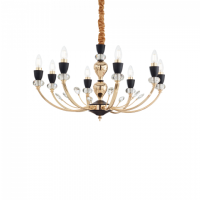 Żyrandol Vanity SP8 206622 KLASYCZNY IP20 E27 metal Ideal Lux OPRAWA W STYLU KLASYCZNYM