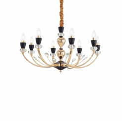 Żyrandol Vanity SP8 206622 KLASYCZNY IP20 E27 metal Ideal Lux OPRAWA W STYLU KLASYCZNYM