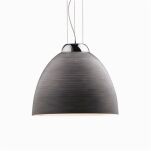Lampa wisząca Tolomeo SP1 D40 Ideal Lux  001821 klosz  z ręcznie dmuchanego zdobionego szkła w kolorze szarym - 2