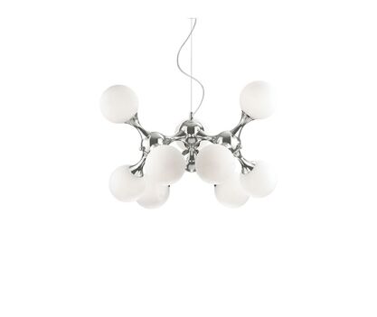 Lampa wisząca Nodi SP9 082059  NOWOCZESNY IP20  METAL / SZKŁO oprawa w stylu nowoczesnym Ideal Lux LAMPA WEWNĘTRZNA  