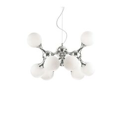 Lampa wisząca Nodi SP9 082059  NOWOCZESNY IP20  METAL / SZKŁO oprawa w stylu nowoczesnym Ideal Lux LAMPA WEWNĘTRZNA  