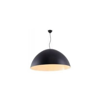 Lampa wisząca MAGMA 90 NEW BLACK/WHITE AZ1402 Azzardo półokrągła czarno biała duża 90 cm średnicy